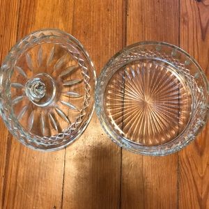 Glass candy bowl
